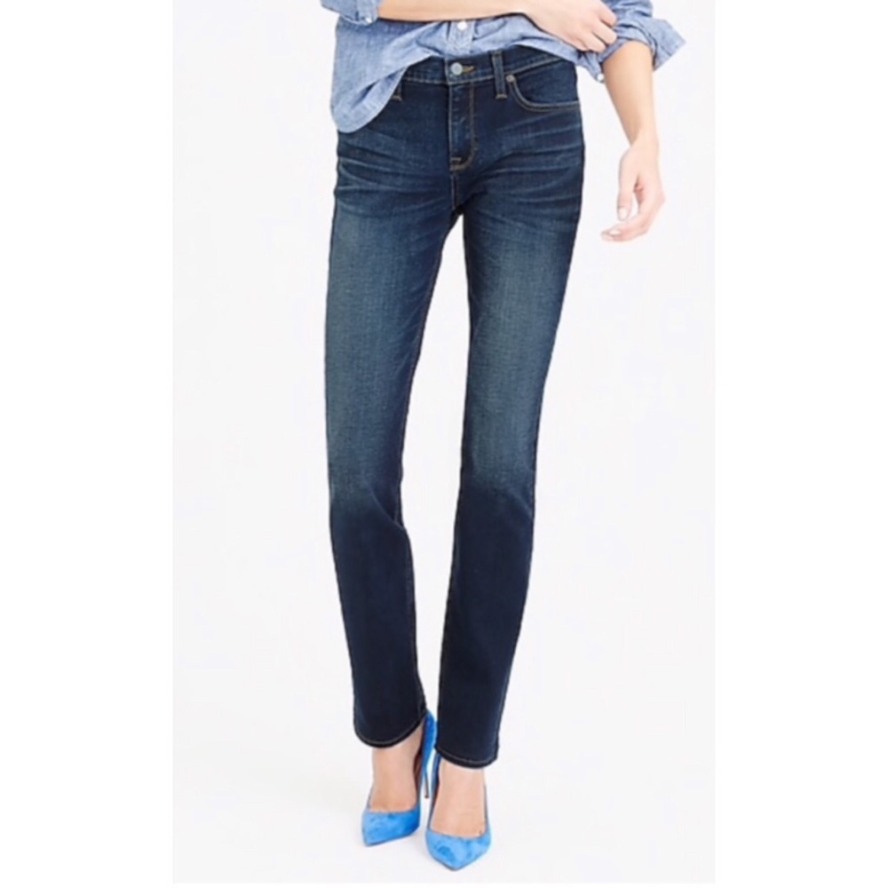 🌻 J. Crew | Matchstick Dark Slim Straight Jeans